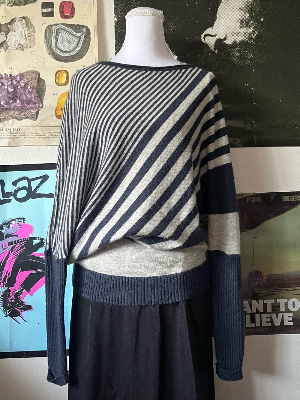 ⭐️ Angora Blend Batwing Slouchy Sweater ⭐️